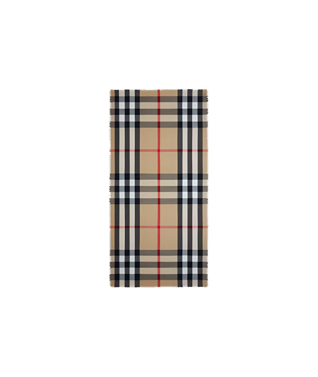 BURBERRY Бежевый кашемировый шарф, фото 2
