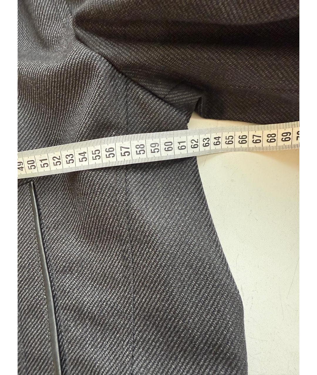 ERMENEGILDO ZEGNA XXX Антрацитовая шерстяная куртка, фото 8