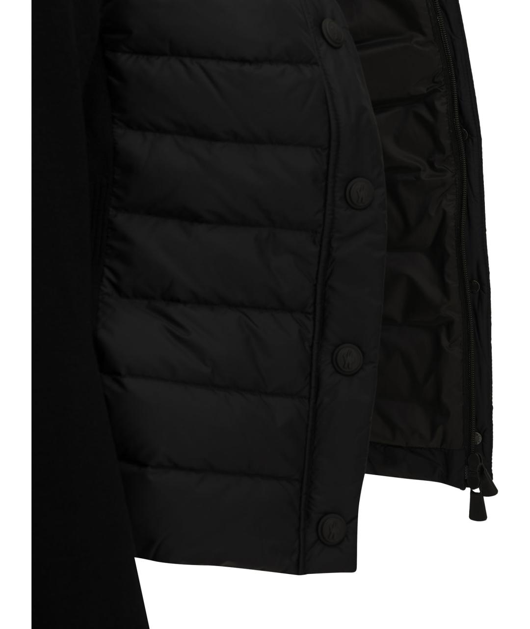 MONCLER GRENOBLE Черная полиамидовая куртка, фото 4
