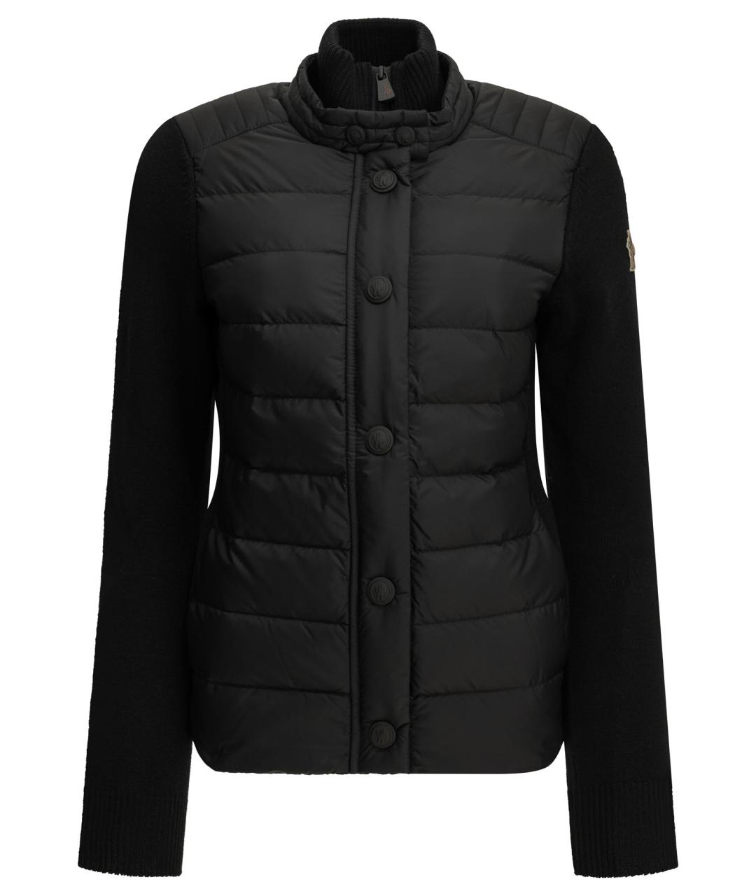 MONCLER GRENOBLE Черная полиамидовая куртка, фото 1
