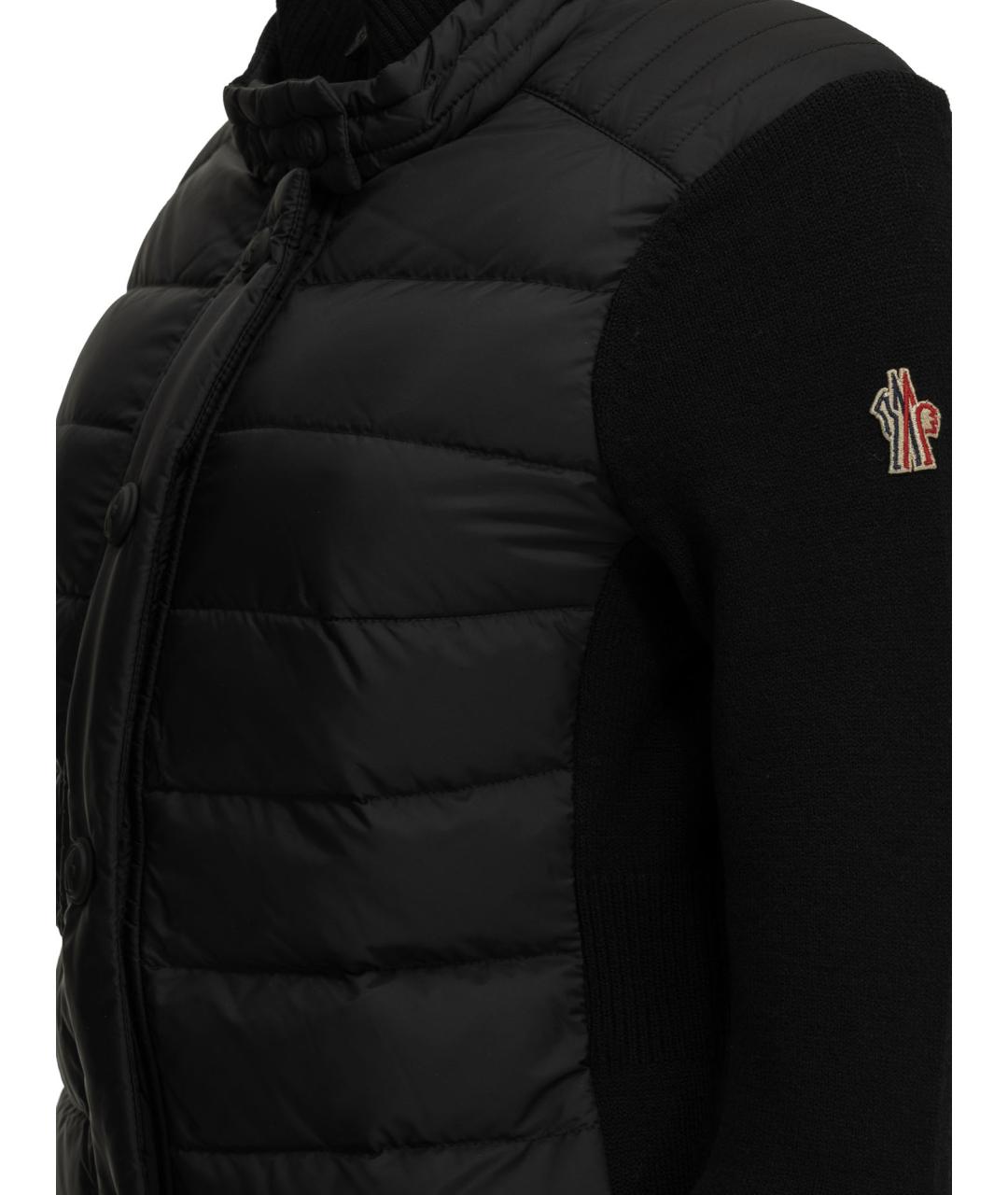 MONCLER GRENOBLE Черная полиамидовая куртка, фото 3