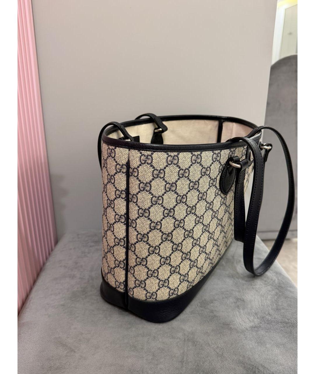 GUCCI Бежевая сумка тоут, фото 2