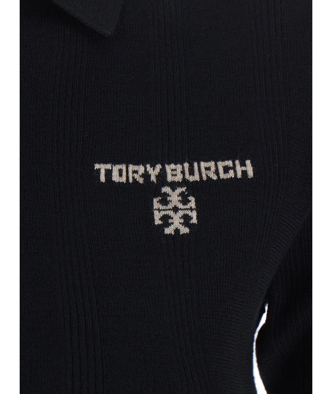 TORY BURCH Черный шерстяной джемпер / свитер, фото 3