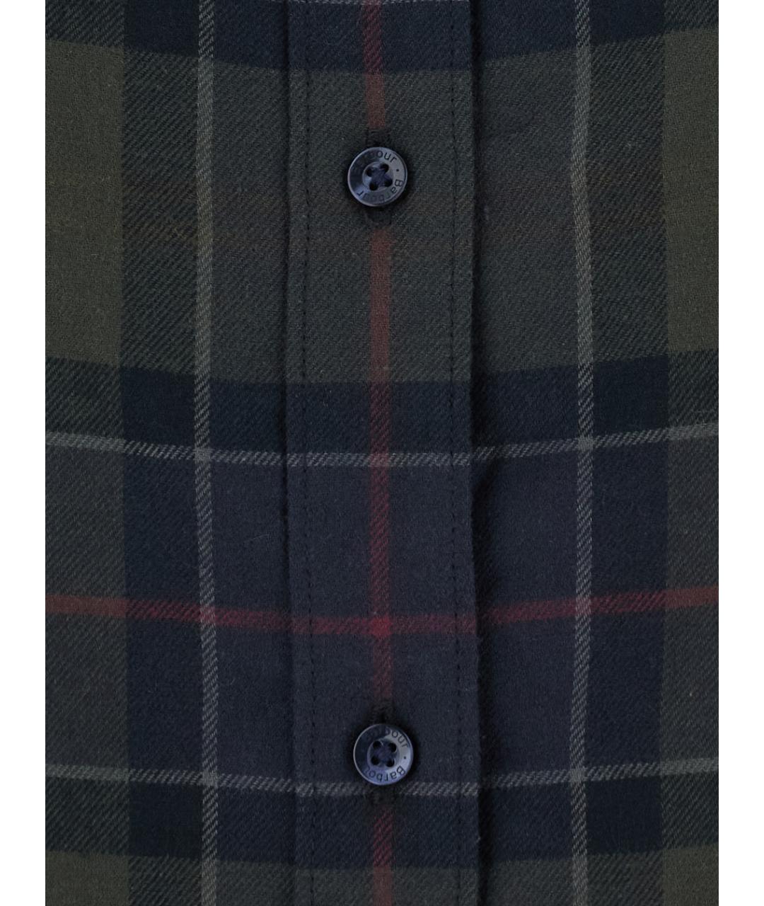 BARBOUR Коричневая хлопковая рубашка, фото 3