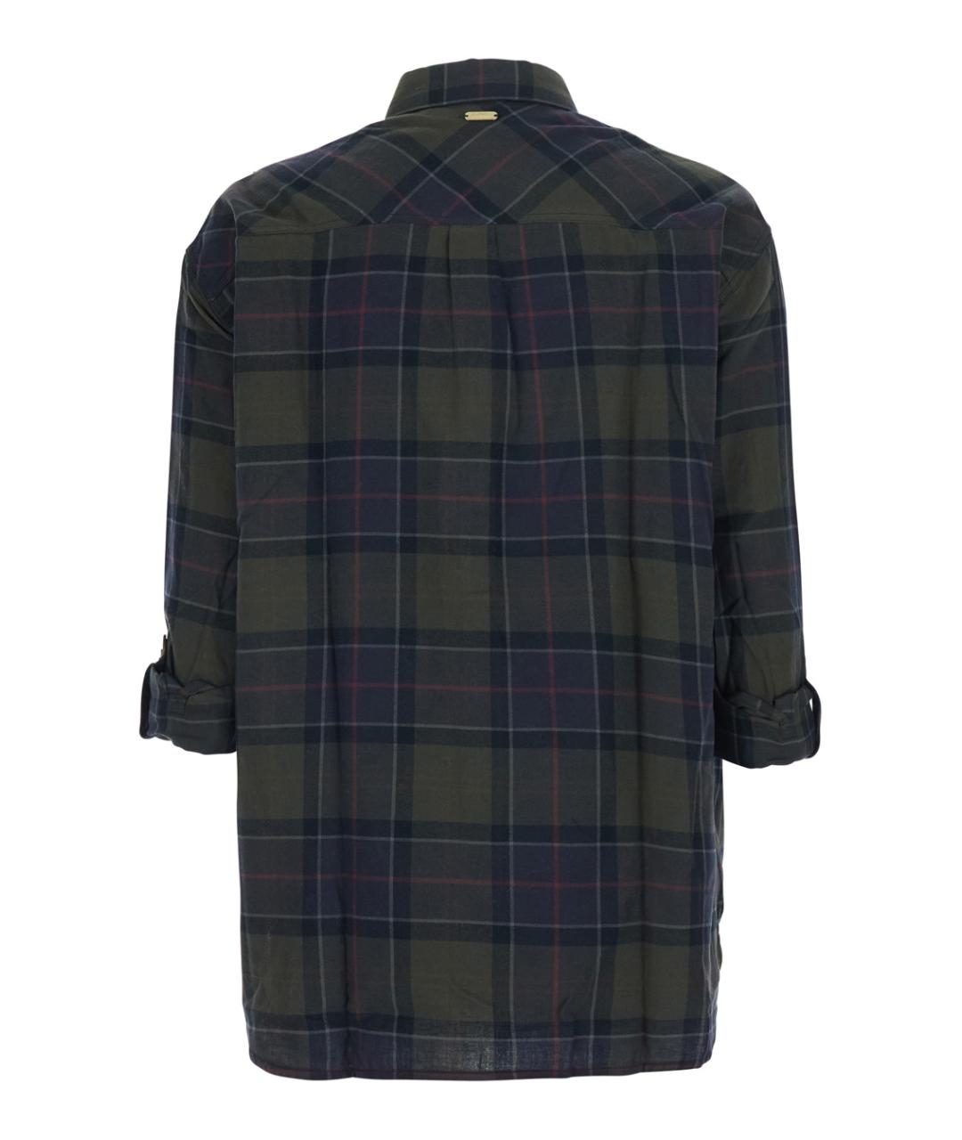 BARBOUR Коричневая хлопковая рубашка, фото 2