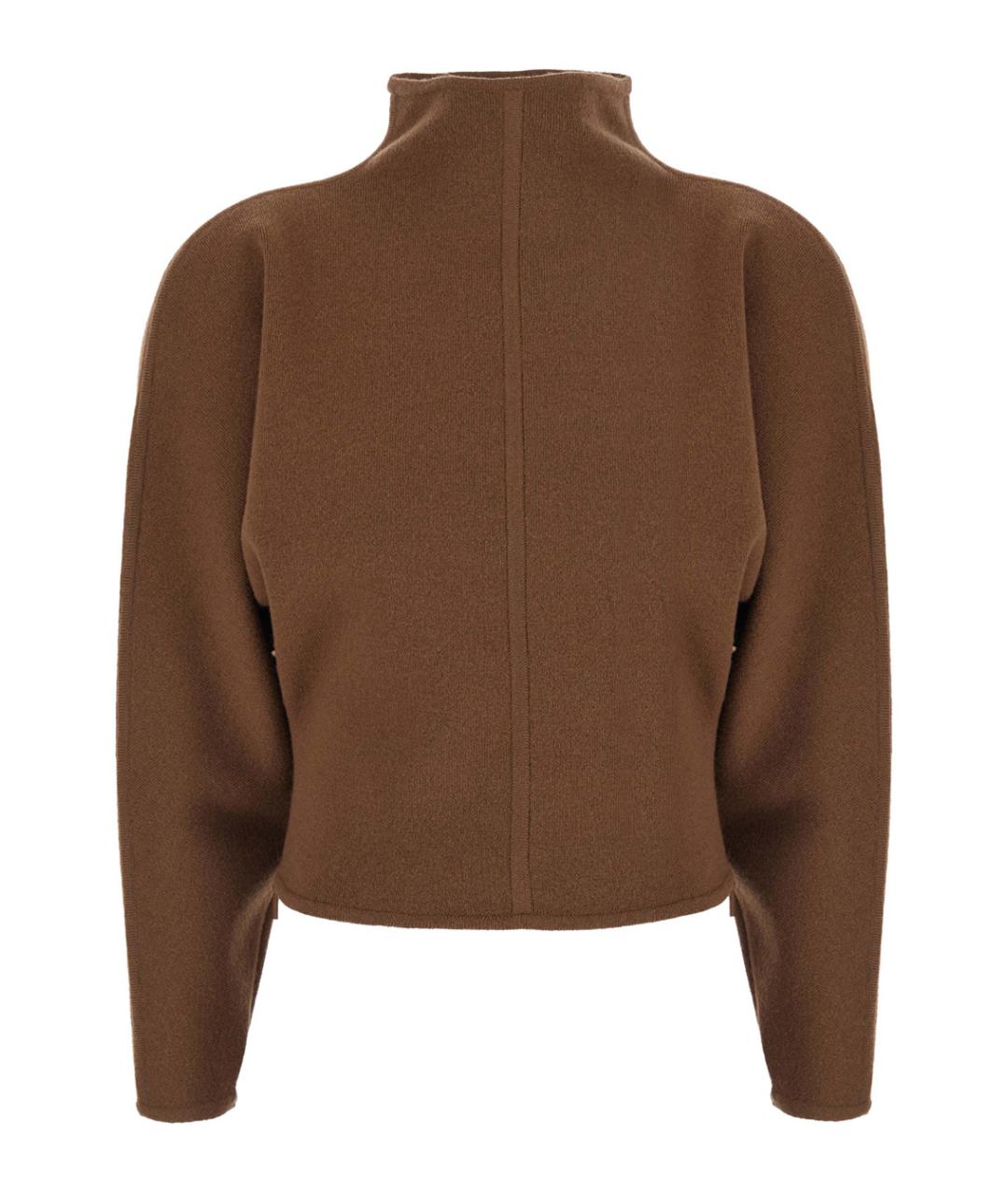 MAX MARA Бежевый шерстяной джемпер / свитер, фото 1