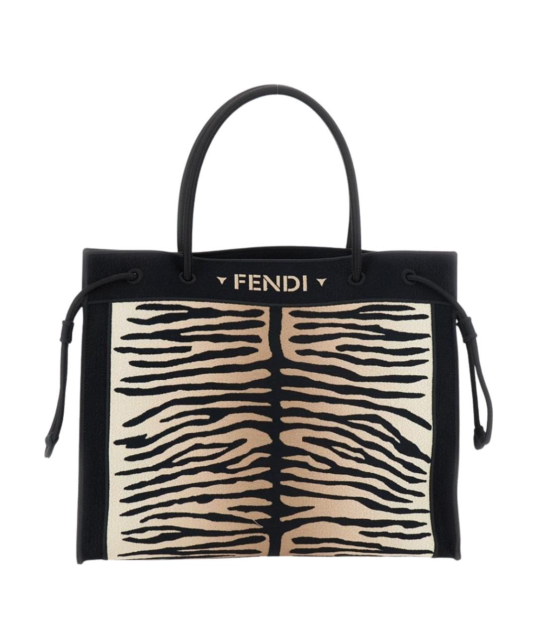 FENDI Мульти хлопковая сумка тоут, фото 1