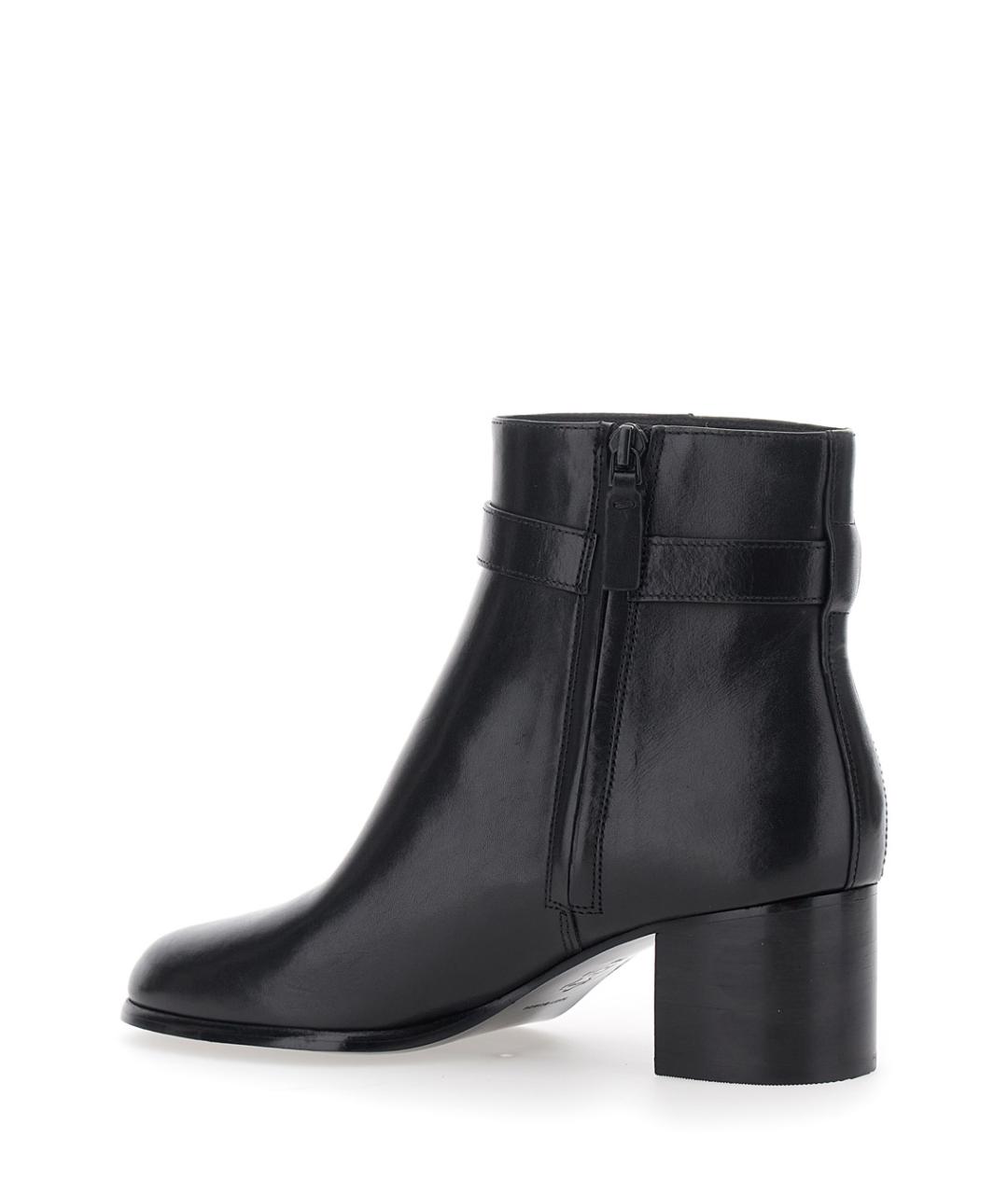 TORY BURCH Черные кожаные ботильоны, фото 3