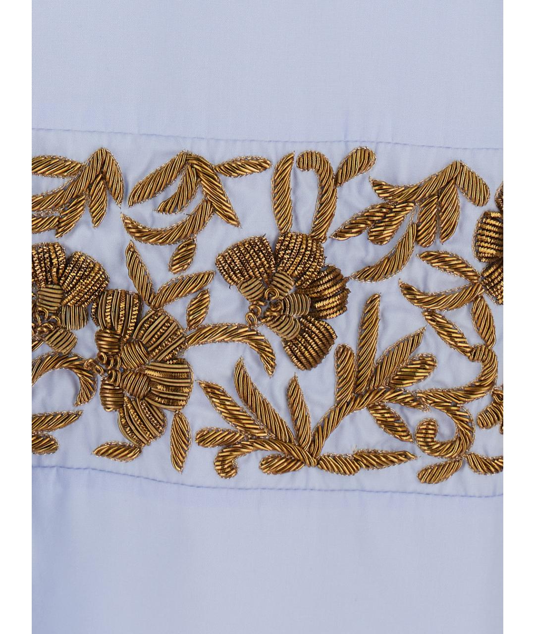 DRIES VAN NOTEN Голубая хлопковая рубашка, фото 3