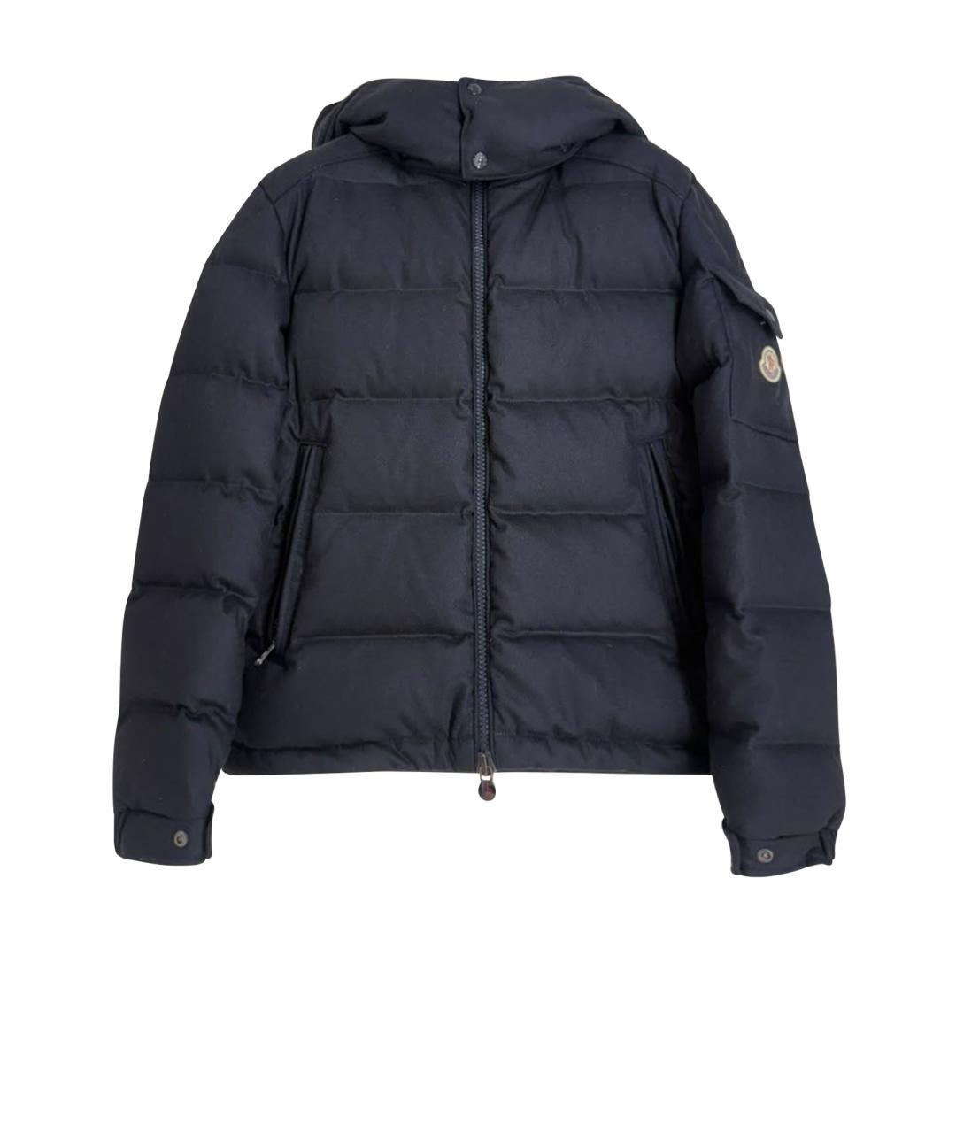 MONCLER Черная шерстяная куртка, фото 10