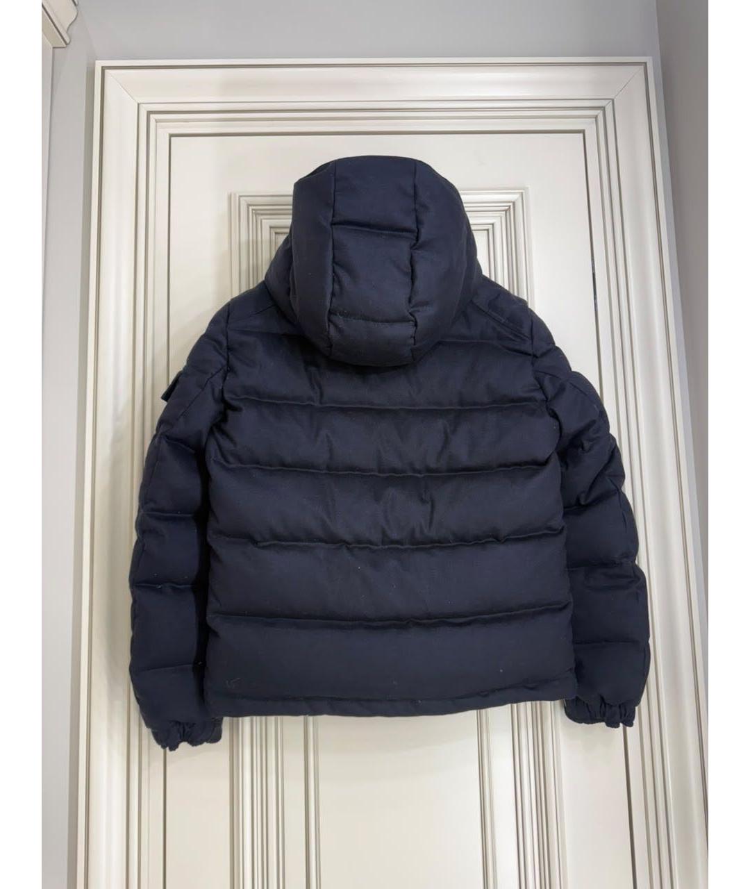 MONCLER Черная шерстяная куртка, фото 8