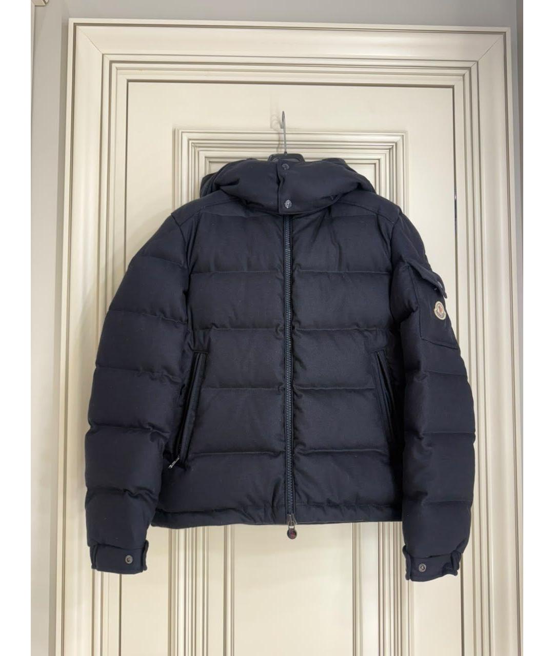MONCLER Черная шерстяная куртка, фото 9
