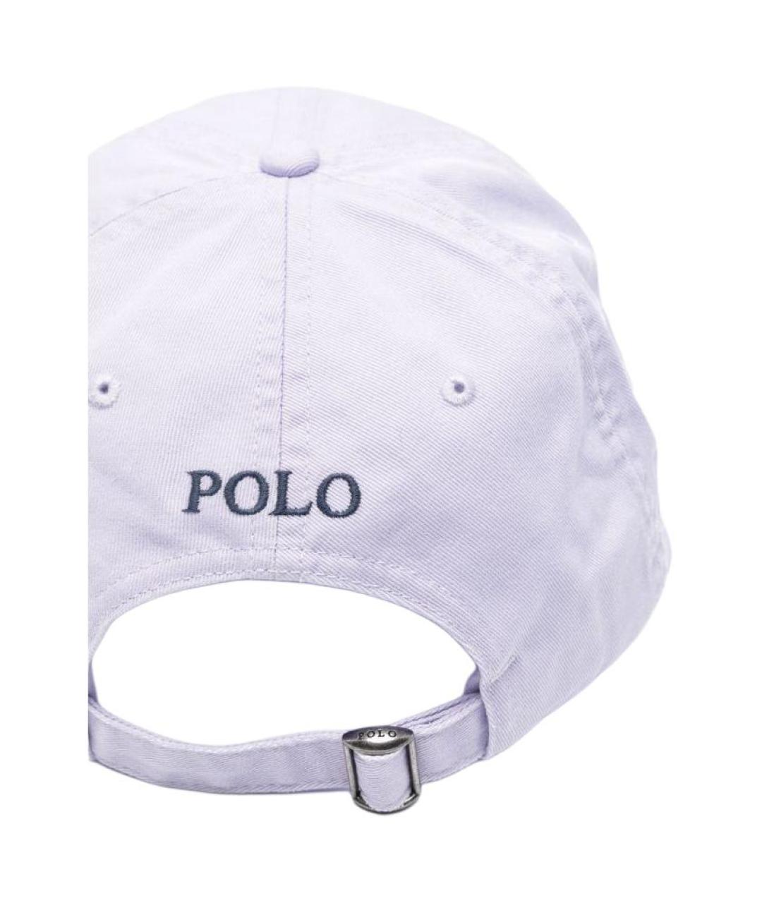 POLO RALPH LAUREN Фиолетовая хлопковая кепка, фото 3