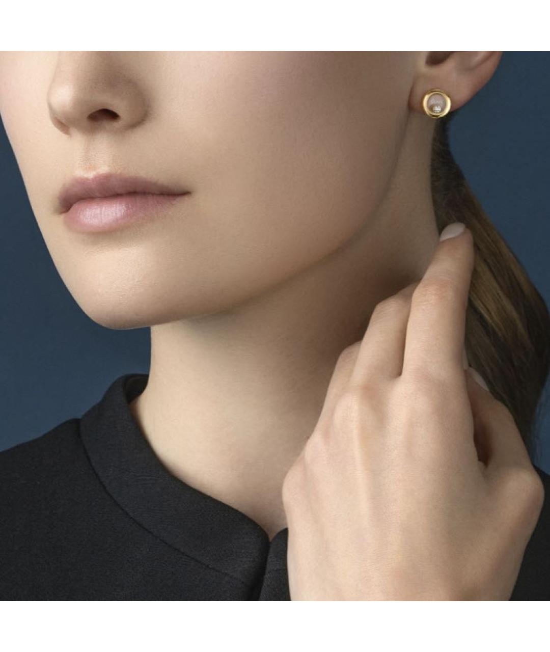 CHOPARD Золотые серьги из желтого золота, фото 3