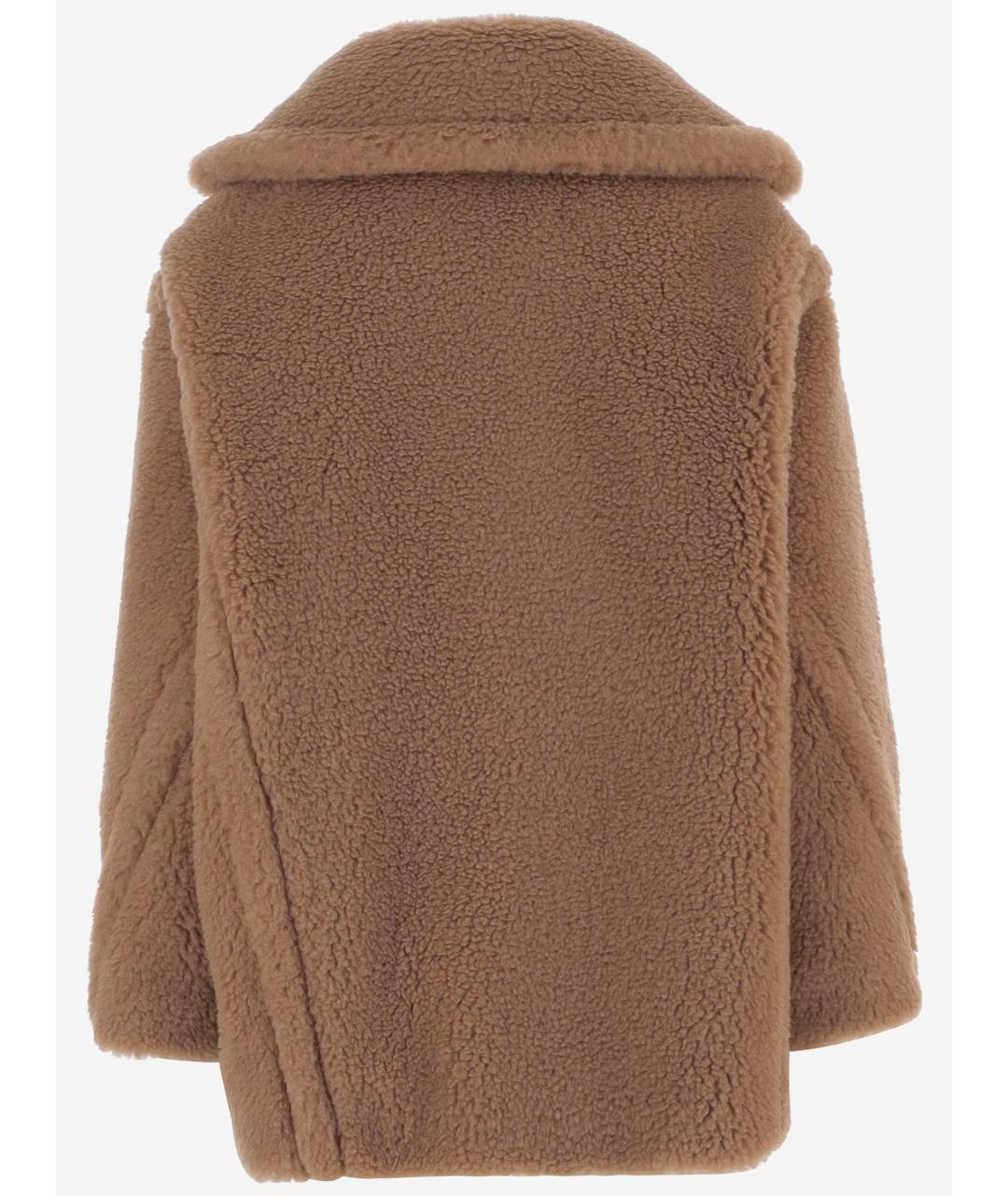 MAX MARA Бежевое шерстяное пальто, фото 2