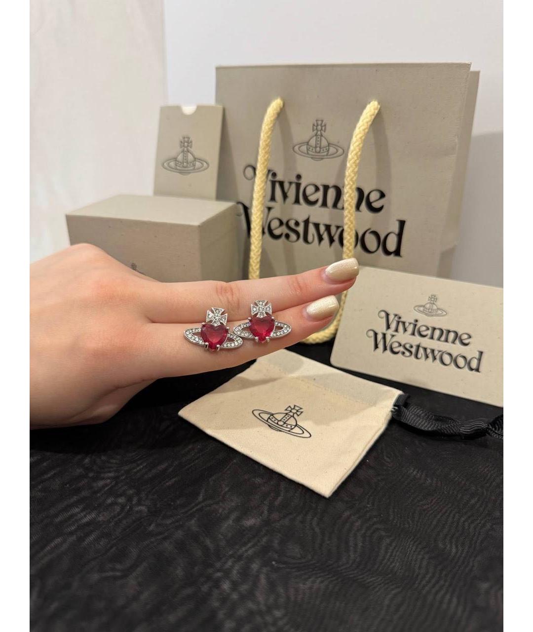 VIVIENNE WESTWOOD Красные серьги, фото 4