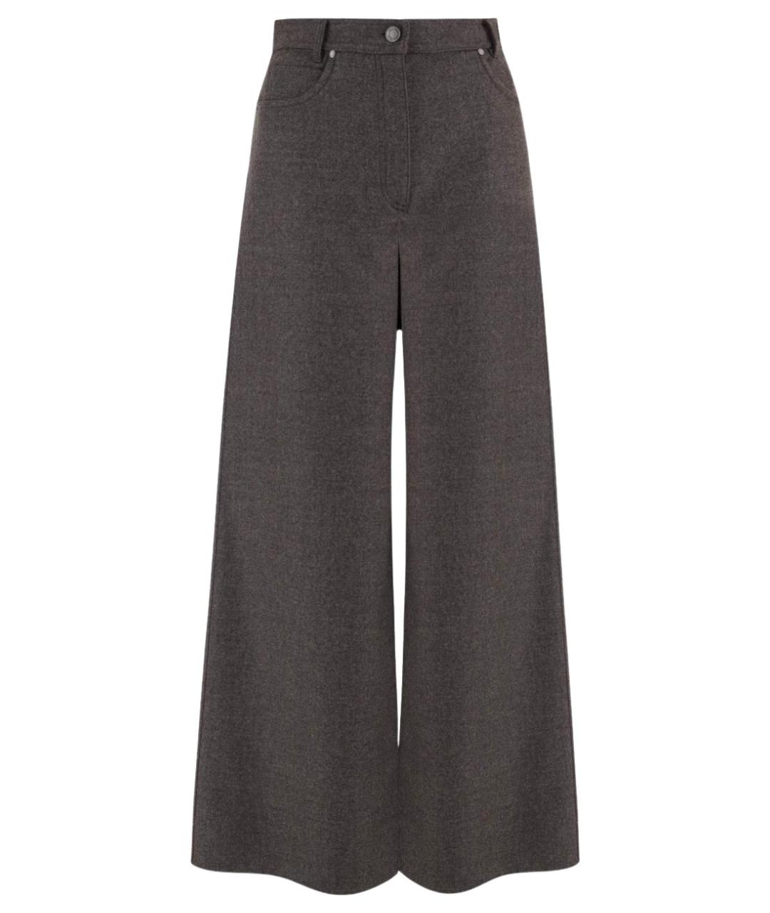 MAX MARA Мульти шерстяные брюки широкие, фото 1