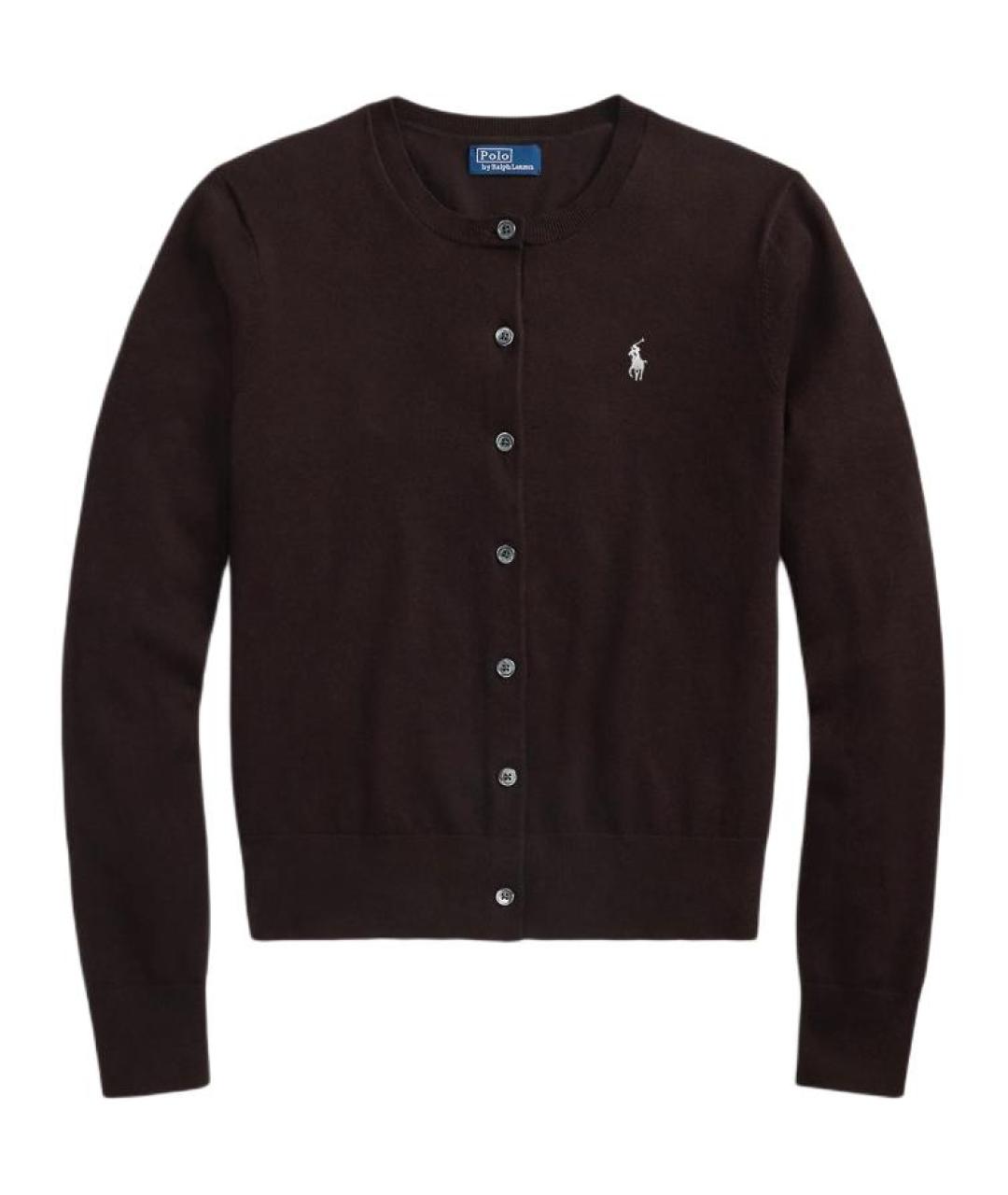 POLO RALPH LAUREN Коричневый кардиган, фото 1