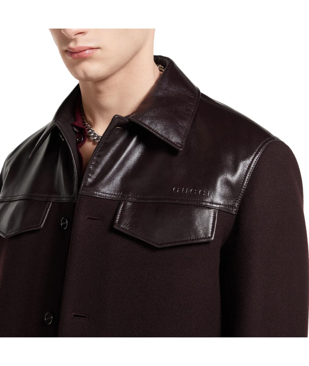 GUCCI Бордовая куртка, фото 5