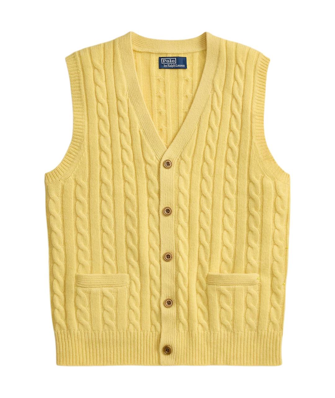 POLO RALPH LAUREN Желтая жилетка, фото 1