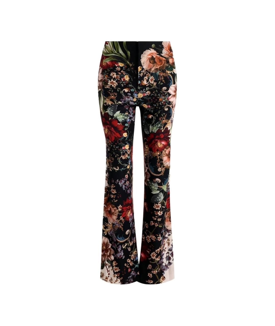 ALICE+OLIVIA Мульти полиэстеровые прямые брюки, фото 1