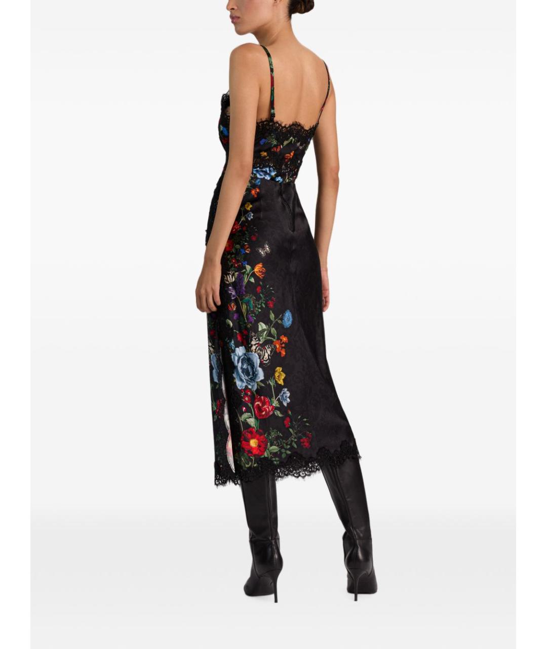 ALICE+OLIVIA Мульти вискозная юбка миди, фото 5