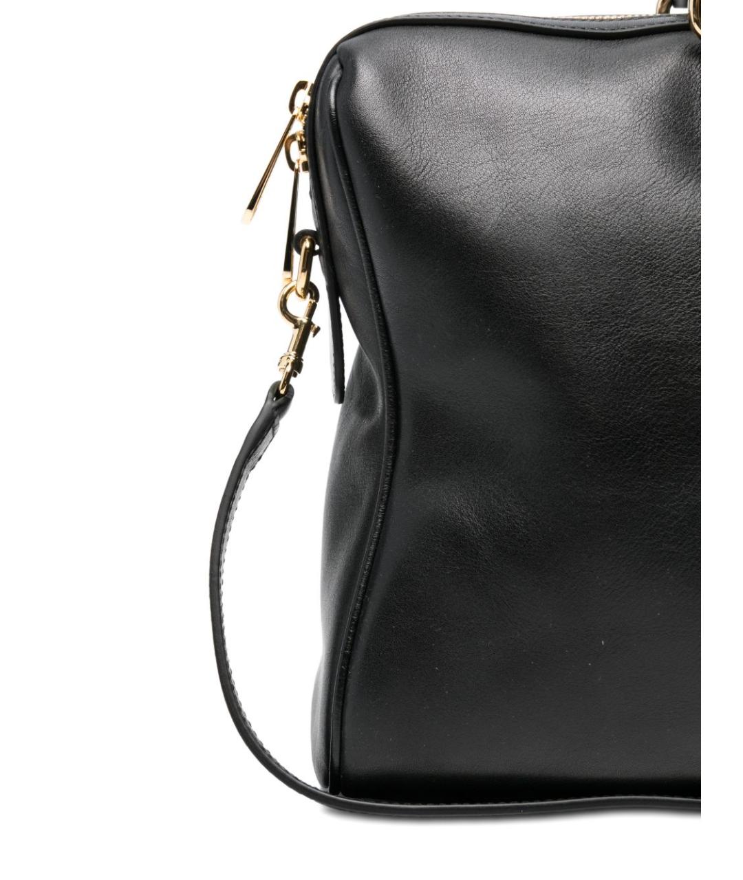 GUCCI Черная кожаная сумка тоут, фото 3