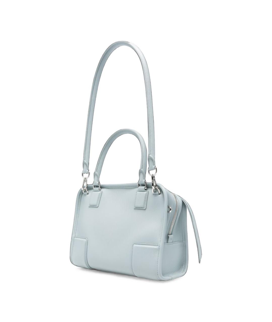 LOEWE Голубая кожаная сумка через плечо, фото 5