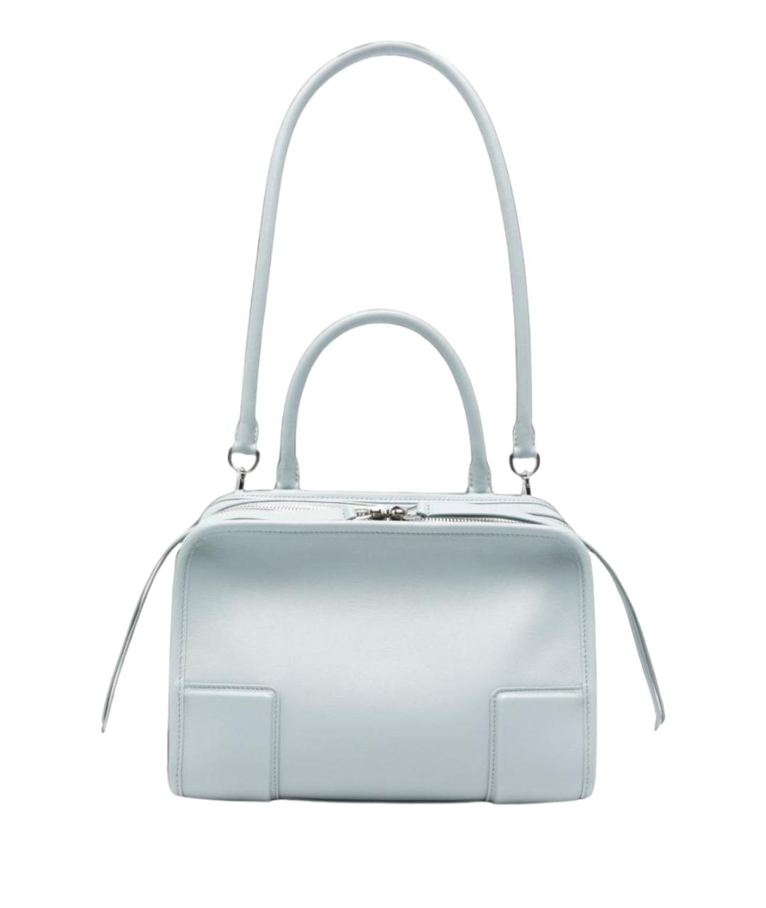 LOEWE Голубая кожаная сумка через плечо, фото 1
