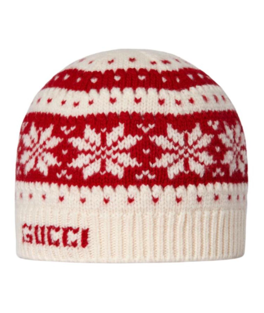 GUCCI Бежевая шапка, фото 2
