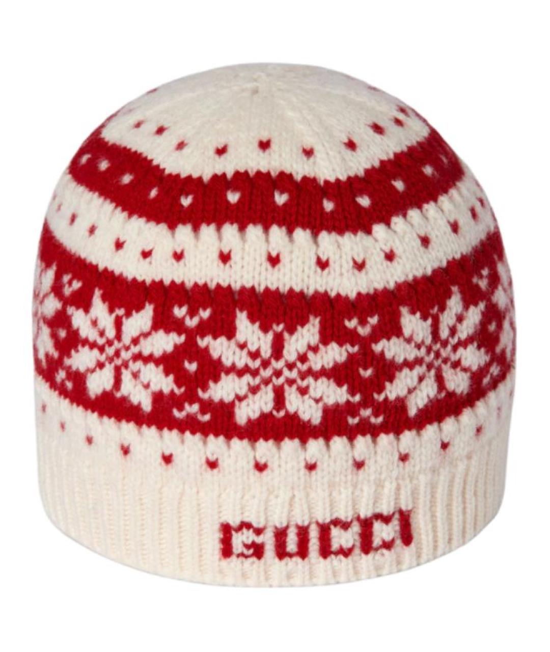 GUCCI Бежевая шапка, фото 1