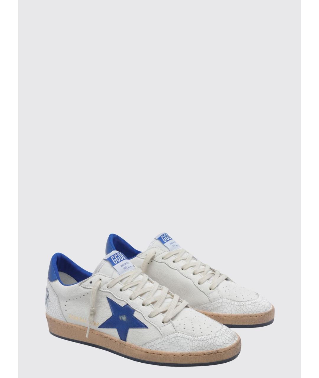 GOLDEN GOOSE Синие низкие кроссовки / кеды, фото 2