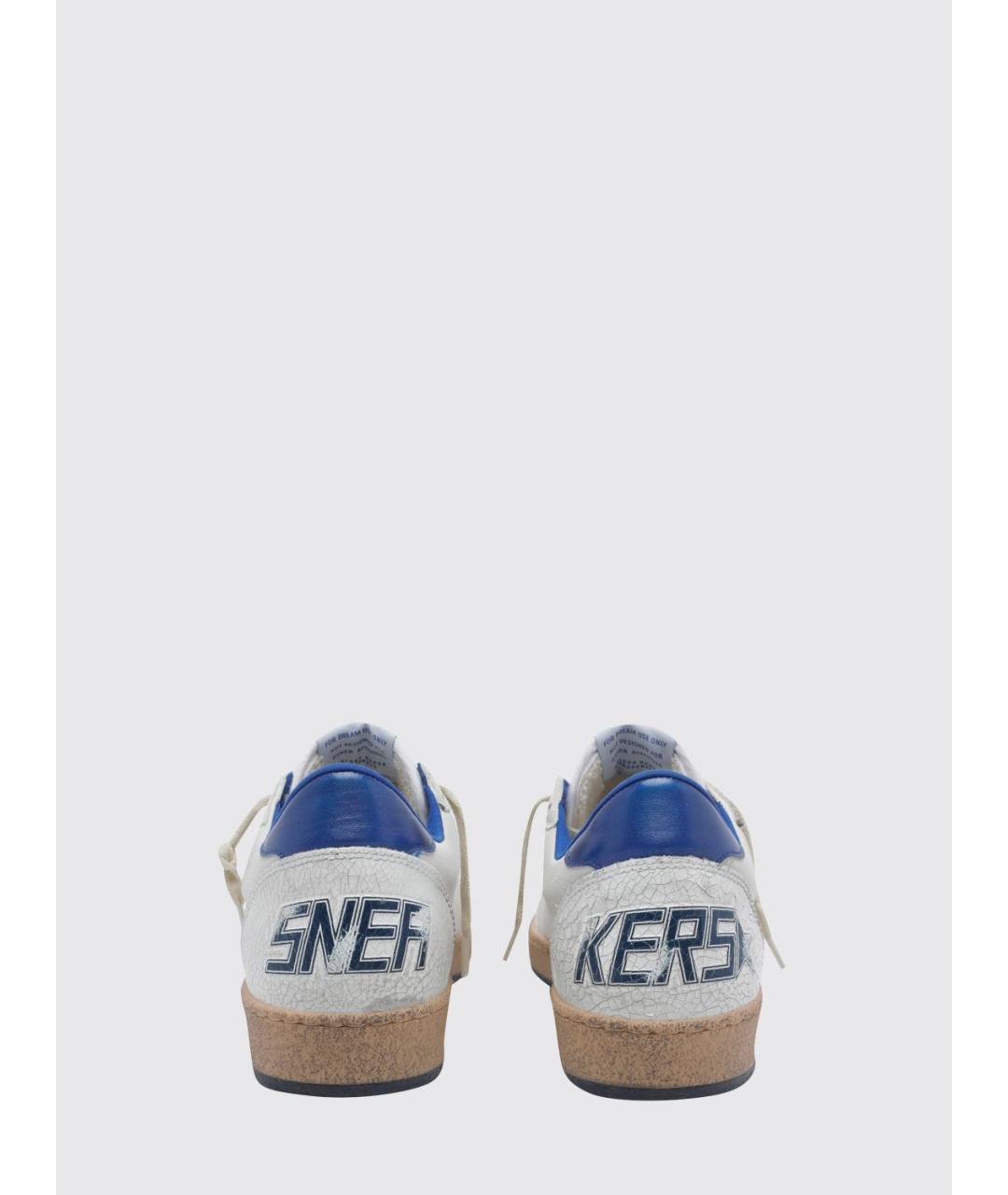GOLDEN GOOSE Синие низкие кроссовки / кеды, фото 3