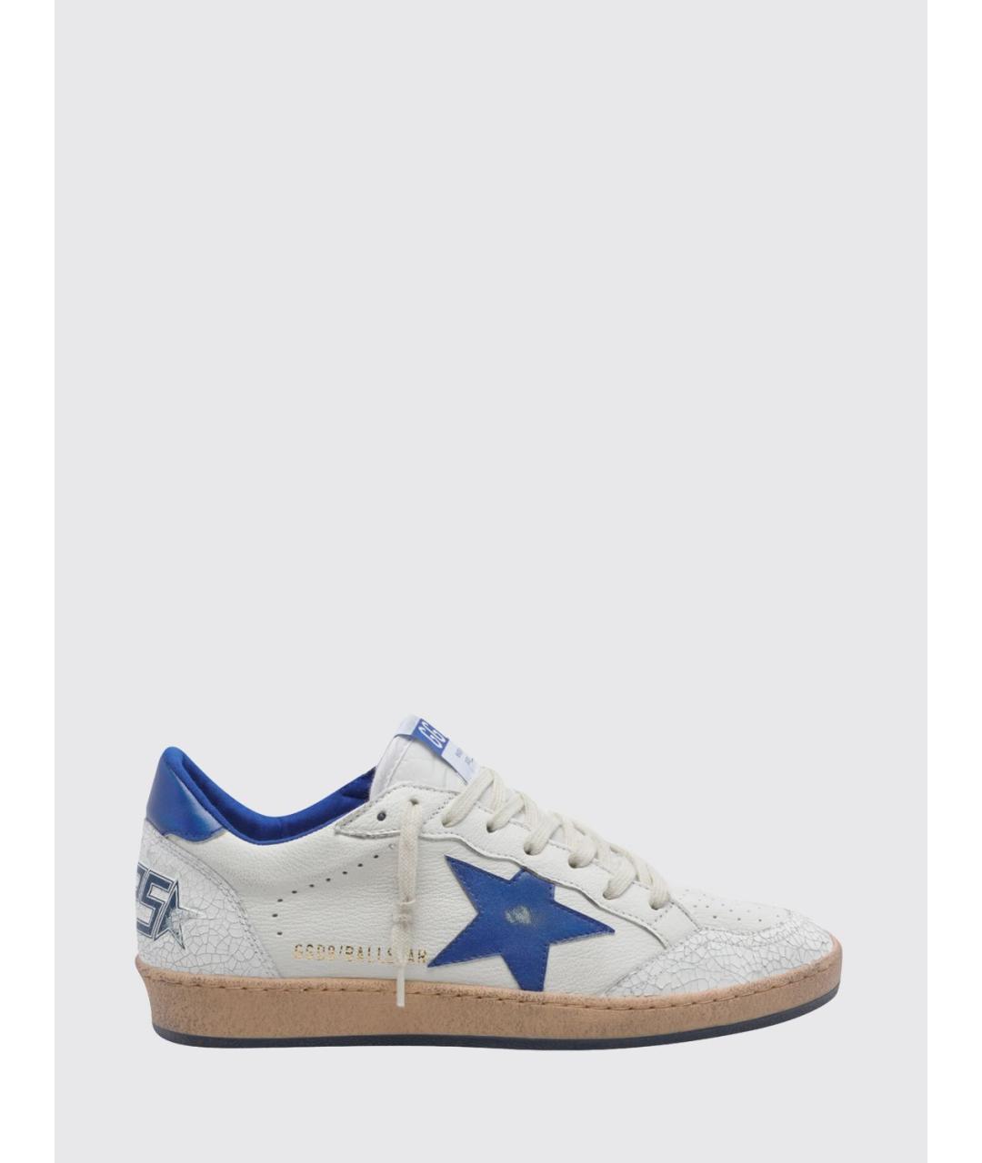 GOLDEN GOOSE Синие низкие кроссовки / кеды, фото 4