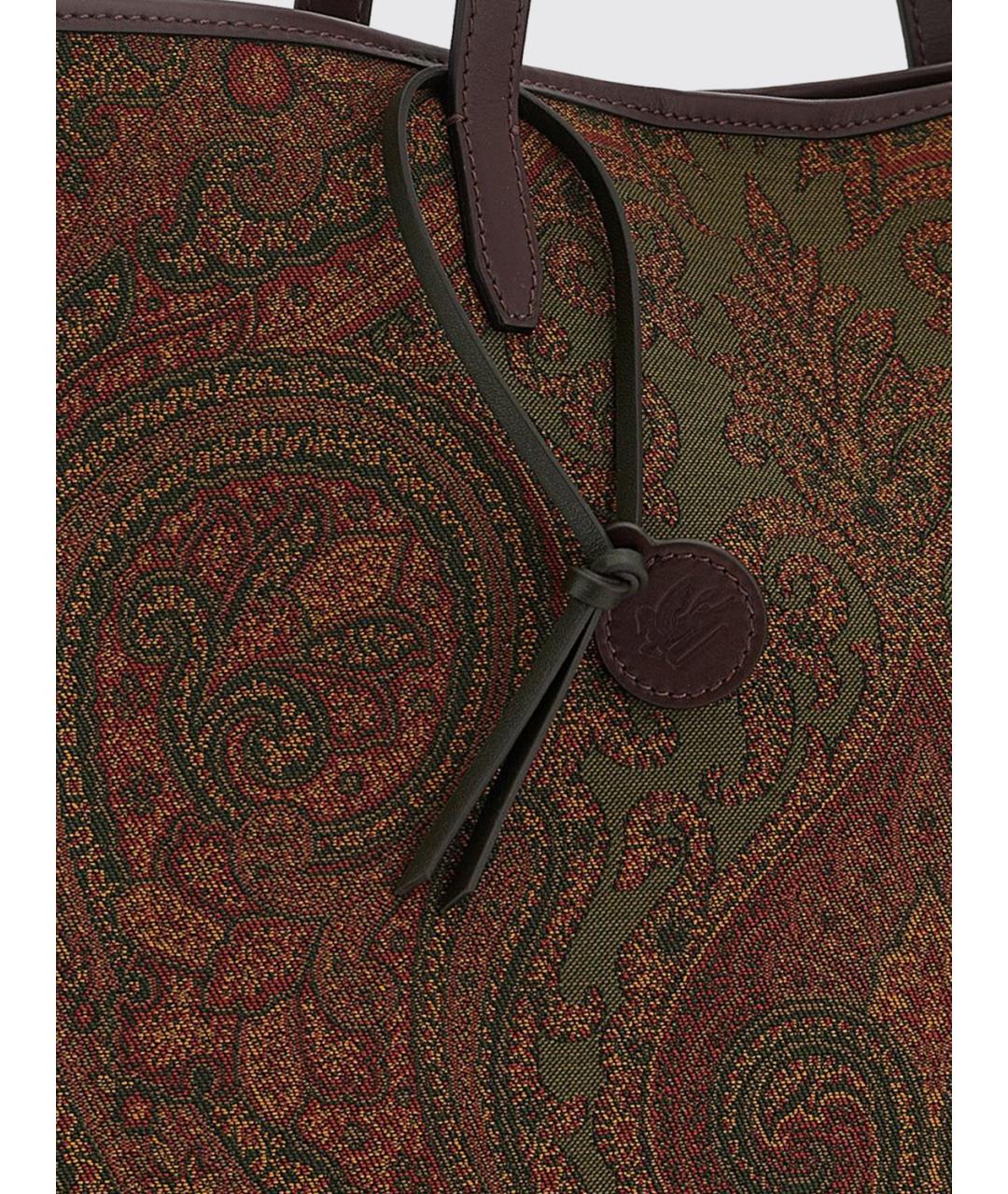 ETRO Коричневая сумка тоут, фото 3