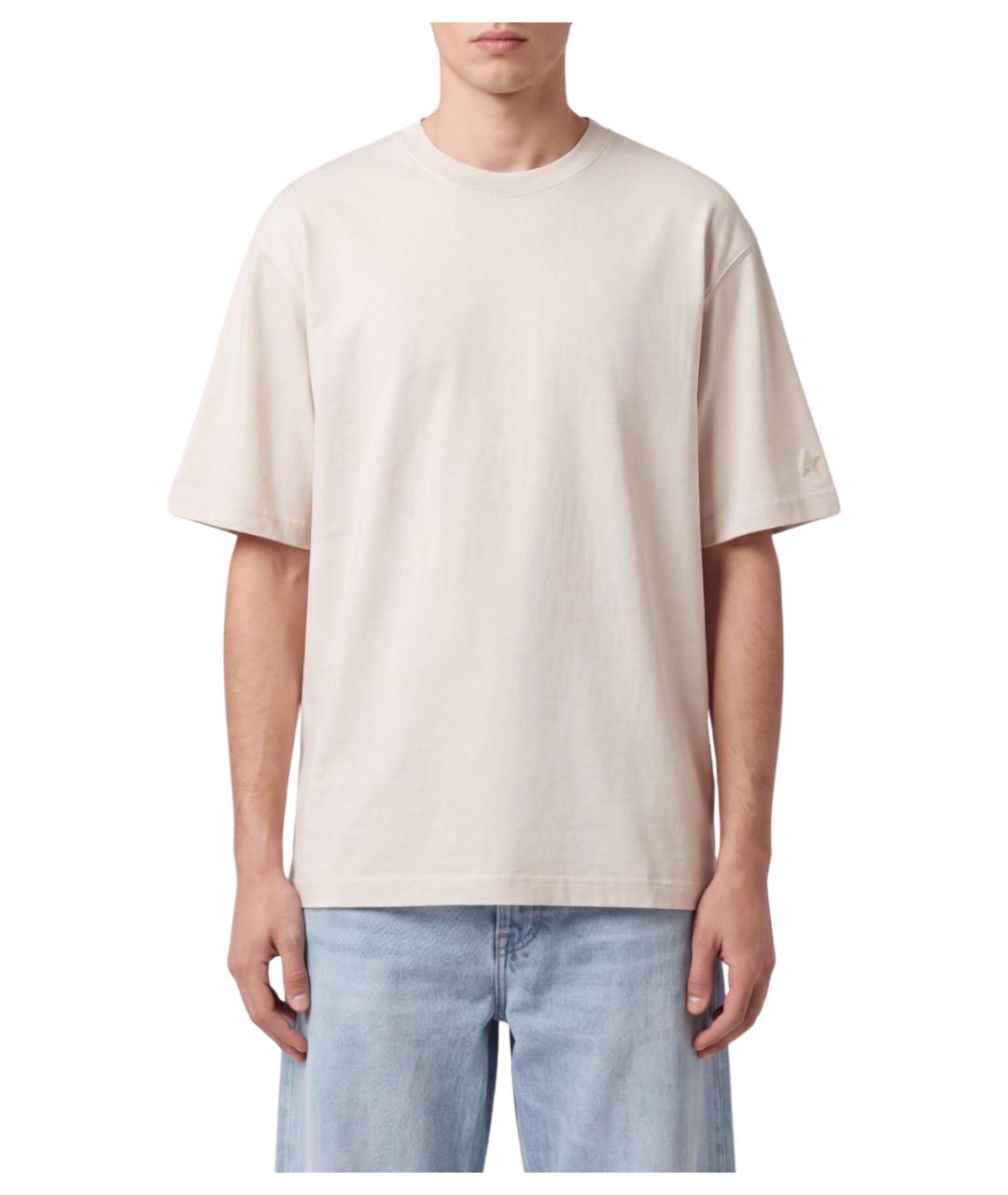 GOLDEN GOOSE Белая хлопковая футболка, фото 1