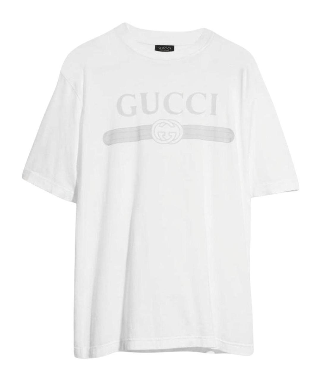 GUCCI Белая футболка, фото 1