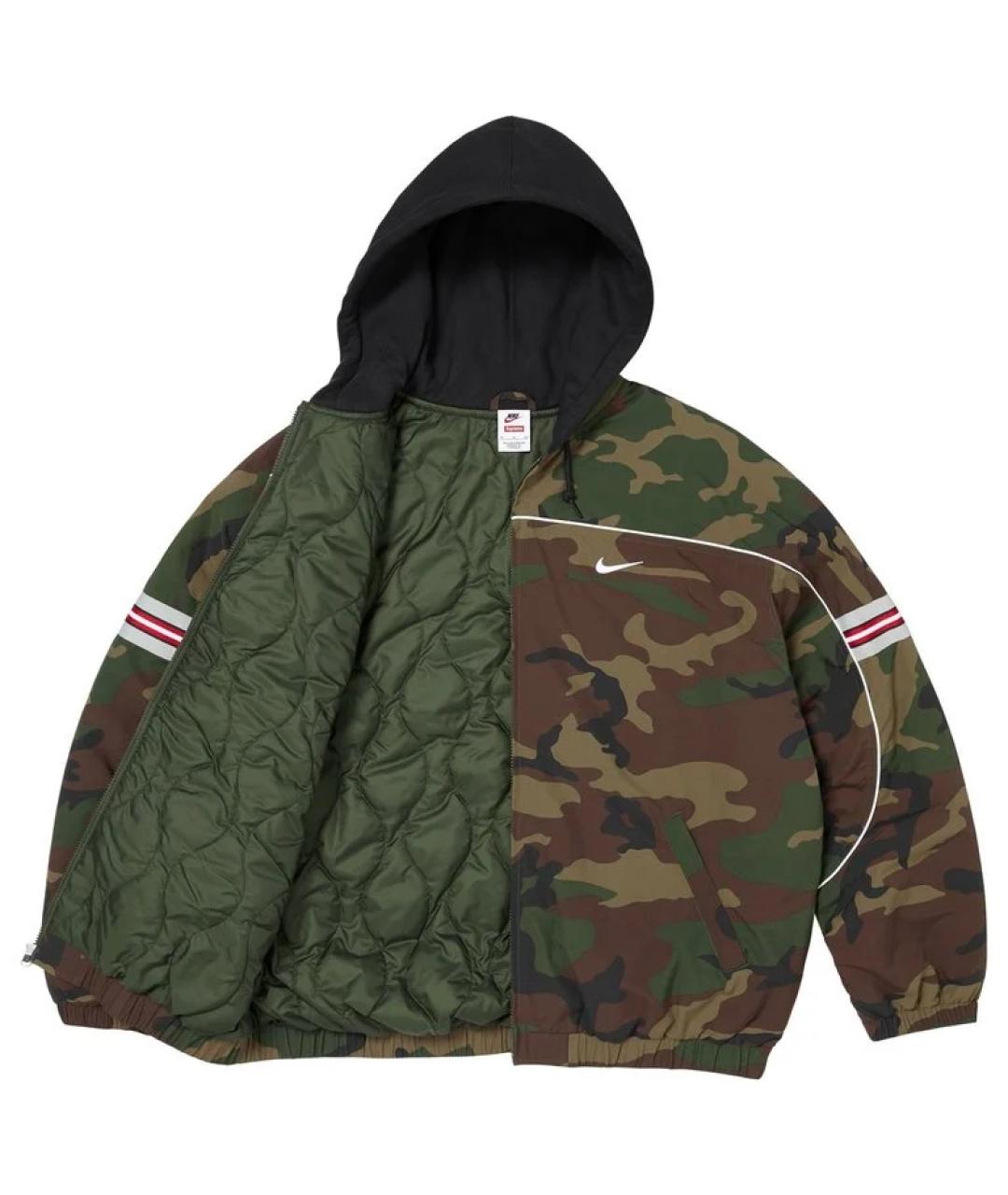 SUPREME Зеленая нейлоновая куртка, фото 3