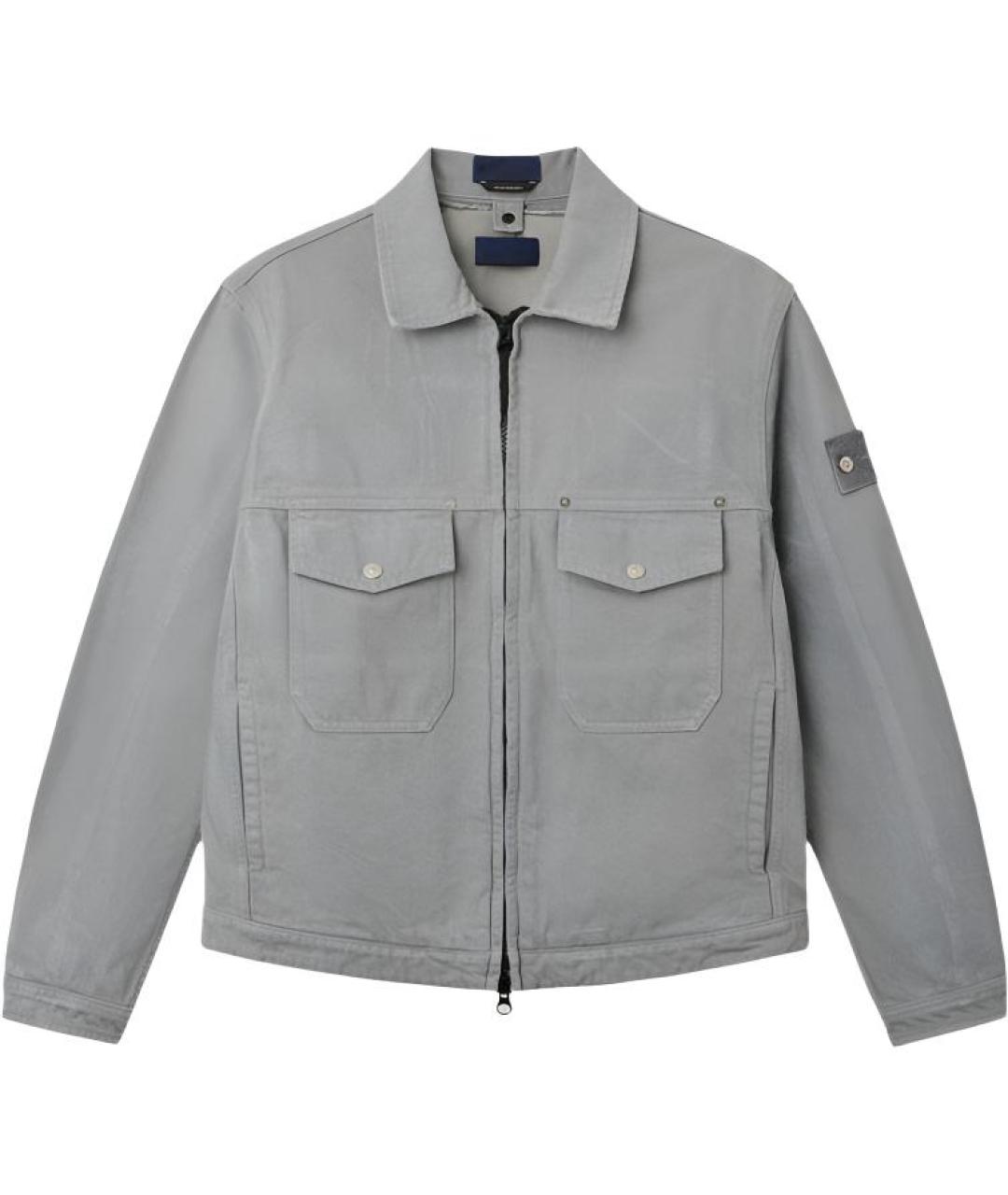 STONE ISLAND Серая деним куртка, фото 1