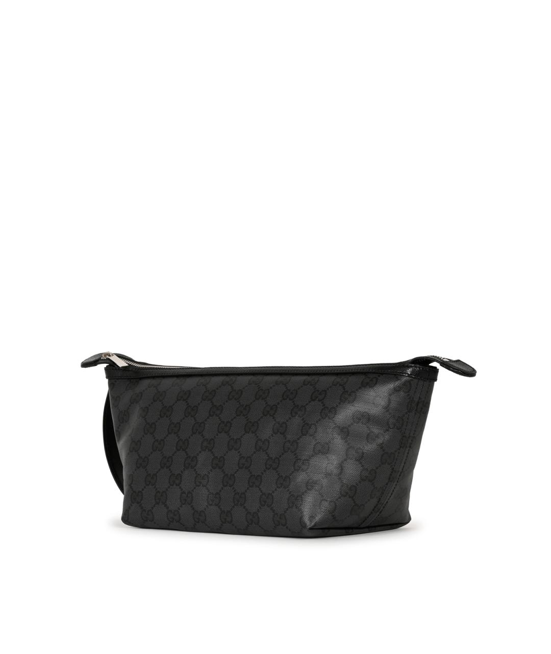 GUCCI Черная сумка на плечо из канвы, фото 2