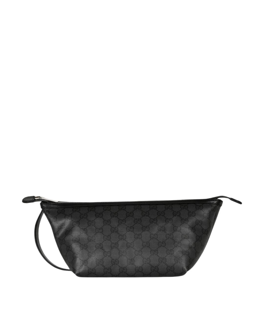 GUCCI Черная сумка на плечо из канвы, фото 1