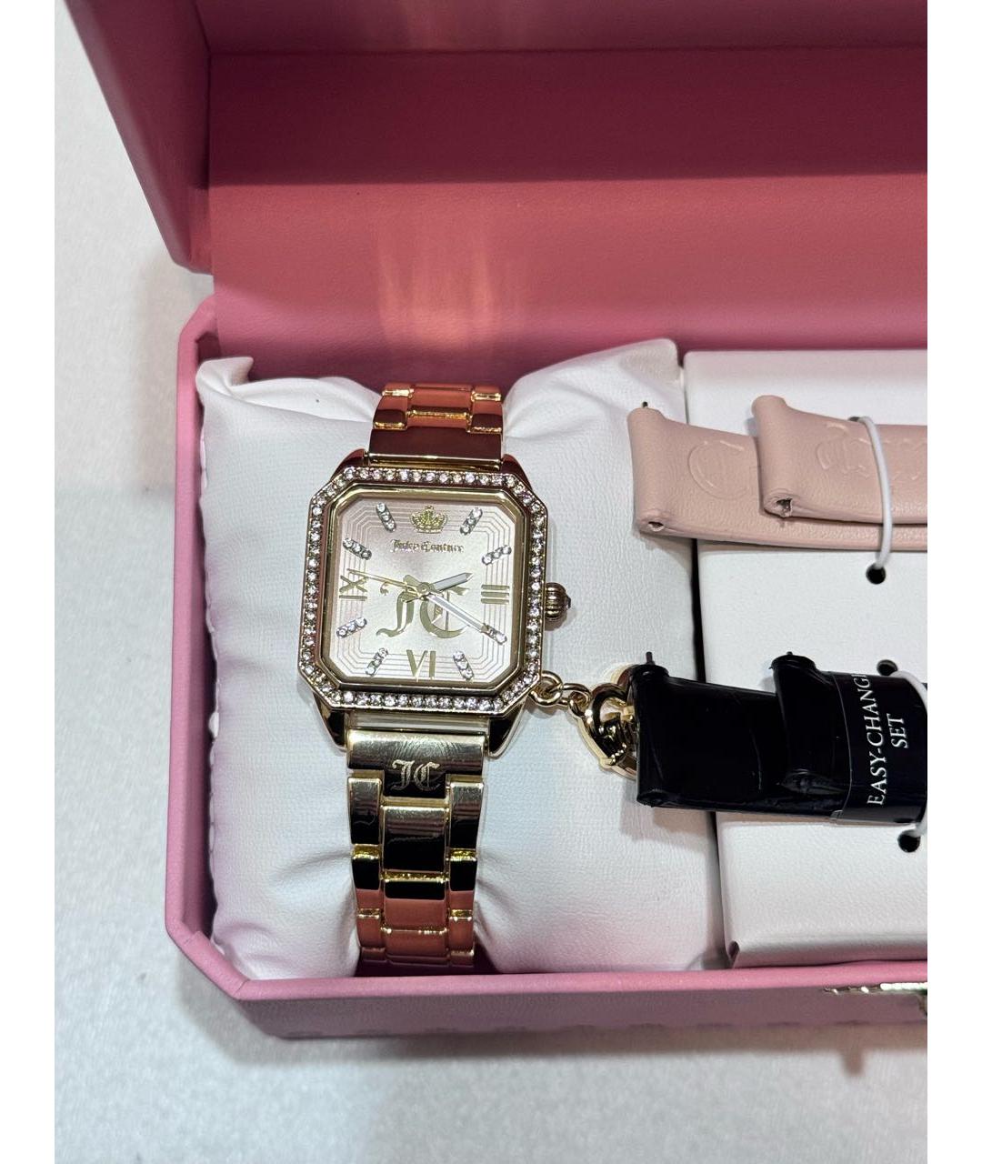 JUICY COUTURE Золотые часы, фото 5