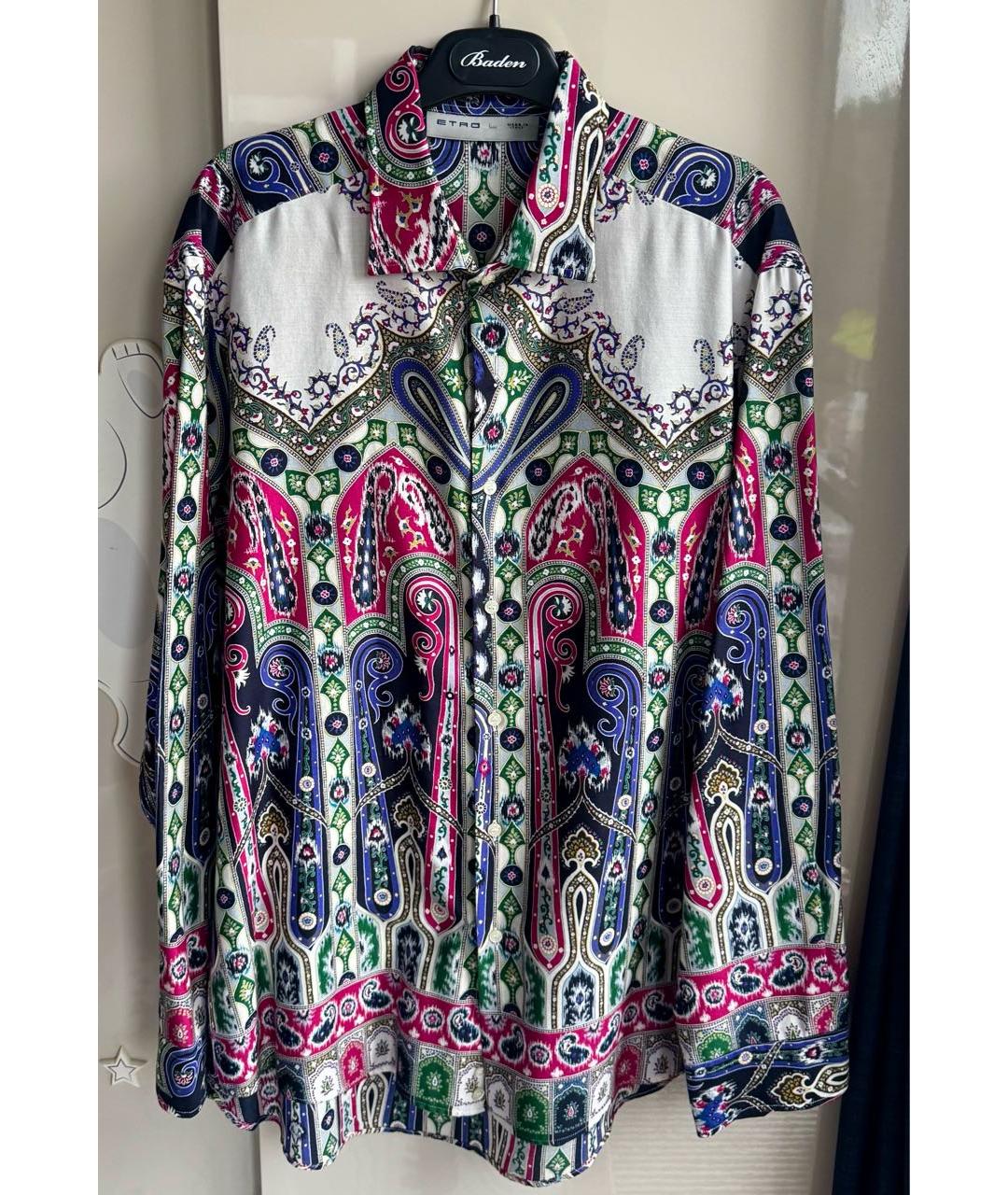 ETRO Мульти хлопковая кэжуал рубашка, фото 2