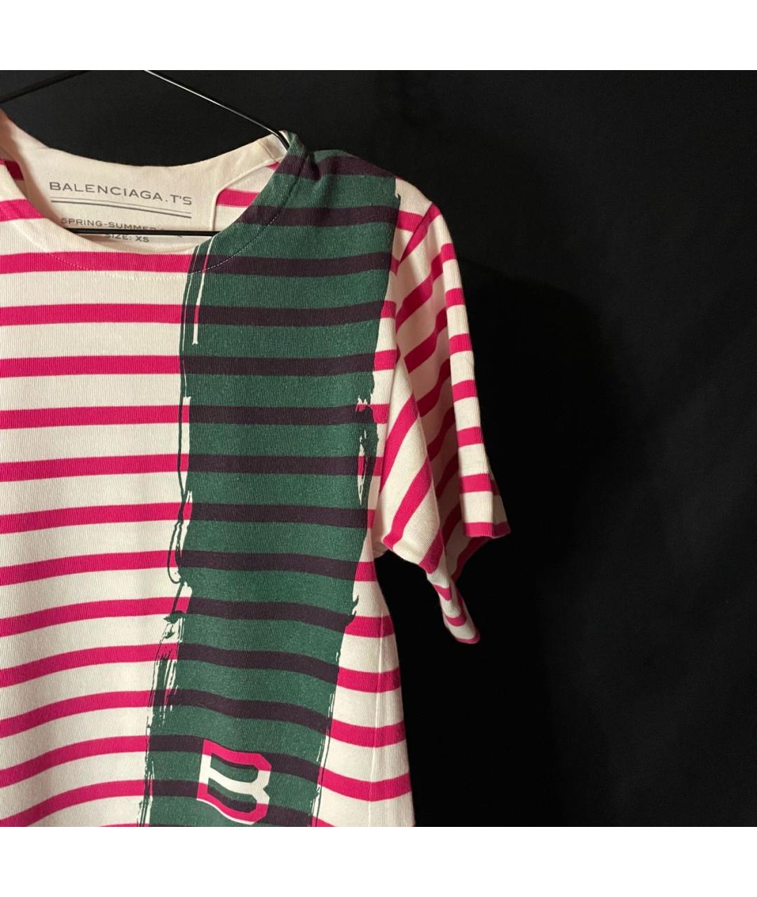BALENCIAGA Мульти хлопковая футболка, фото 7