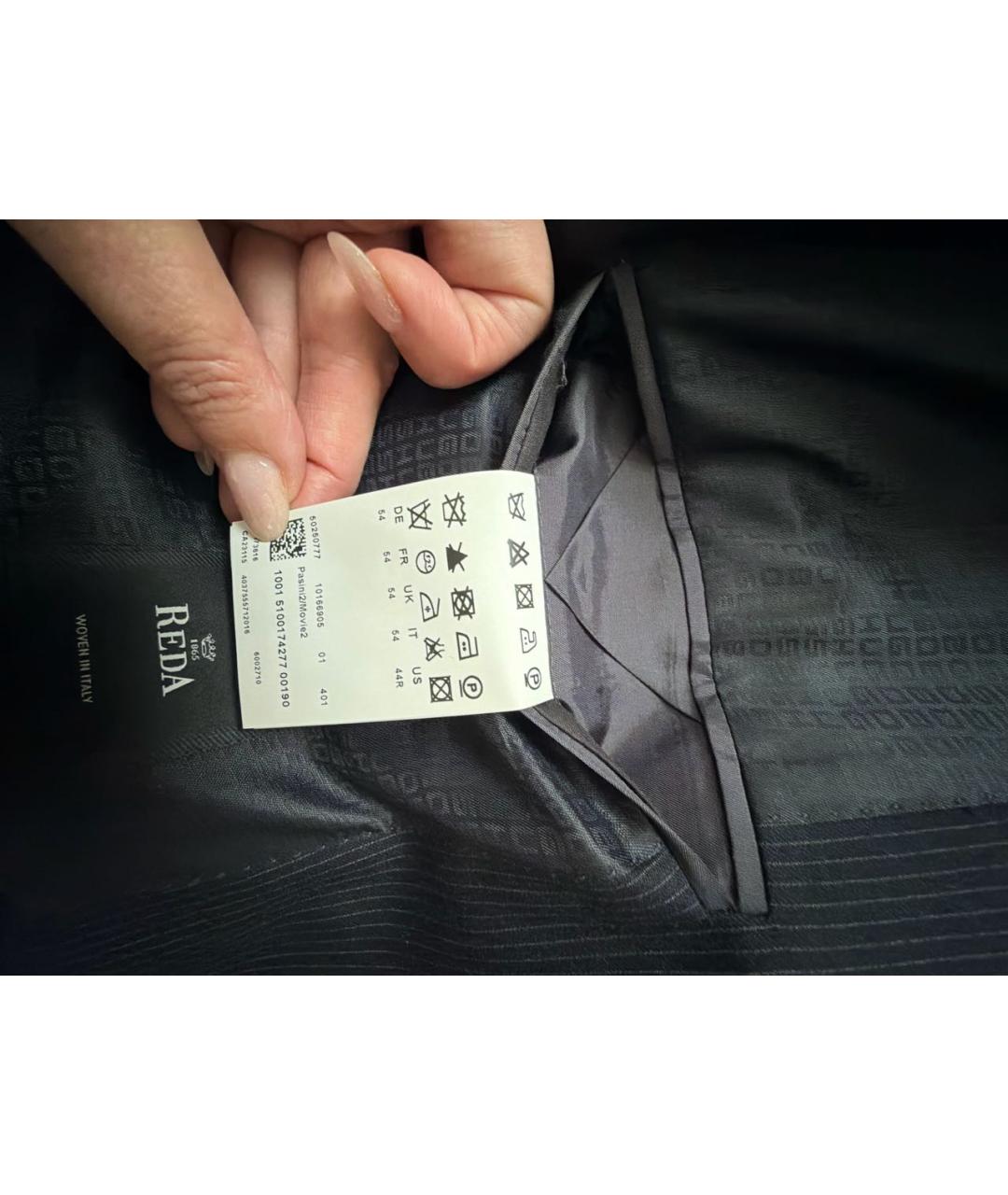 HUGO BOSS Темно-синий классический костюм, фото 8