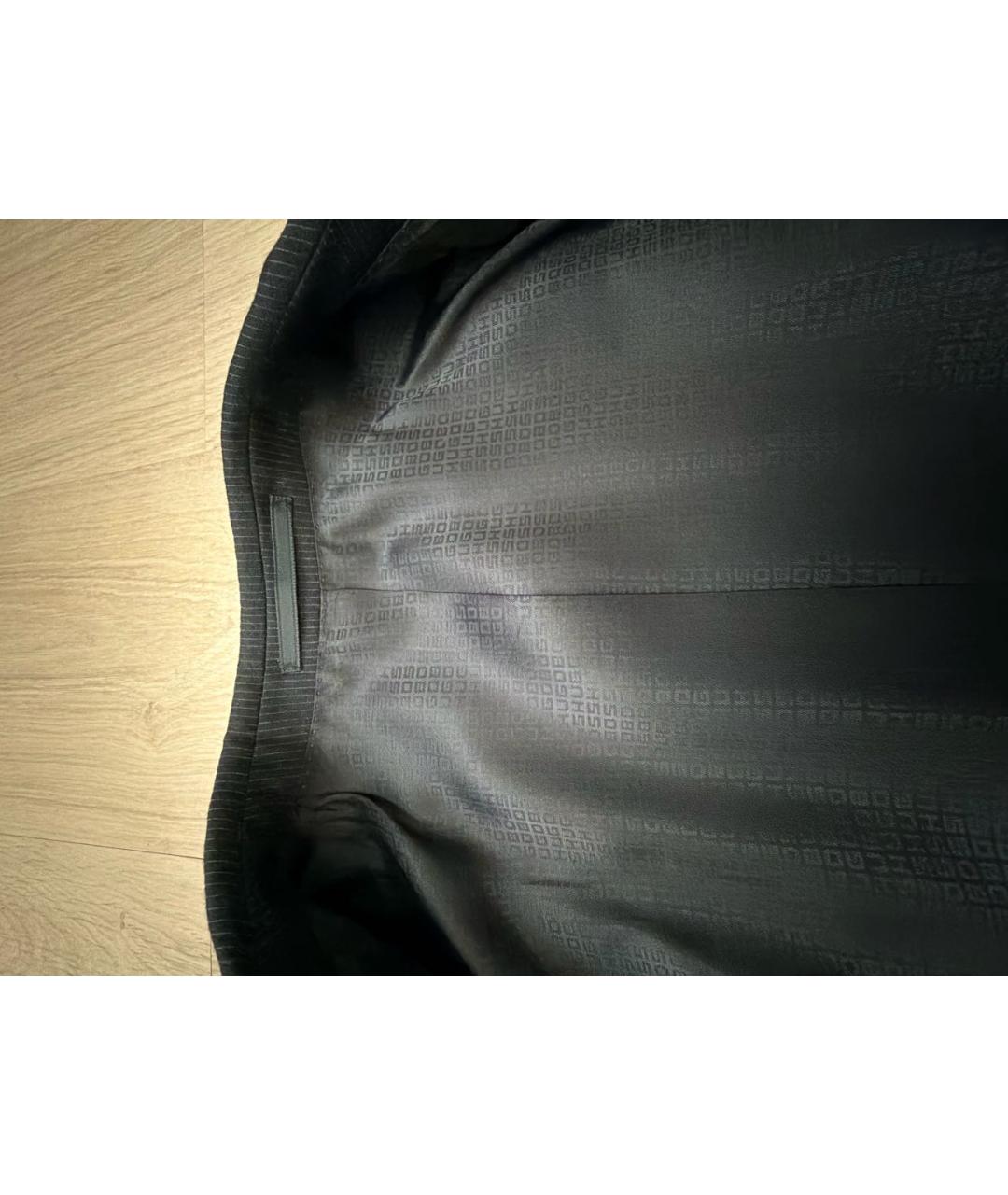 HUGO BOSS Темно-синий классический костюм, фото 3