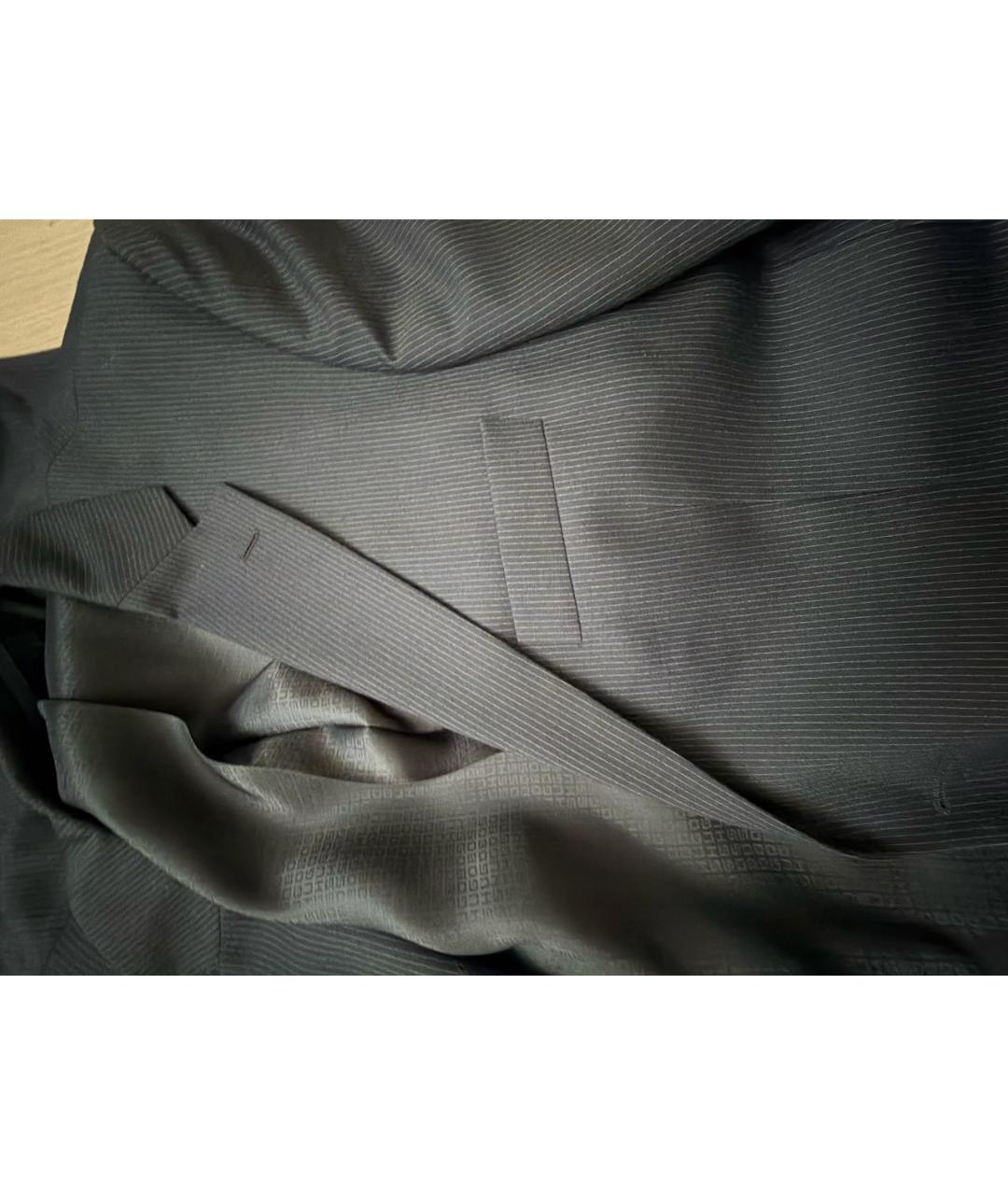 HUGO BOSS Темно-синий классический костюм, фото 4