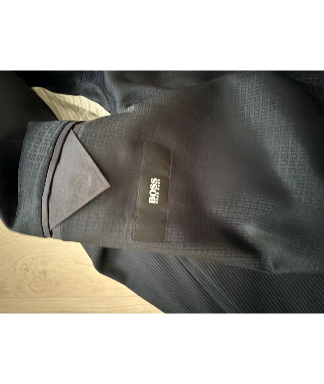 HUGO BOSS Темно-синий классический костюм, фото 5