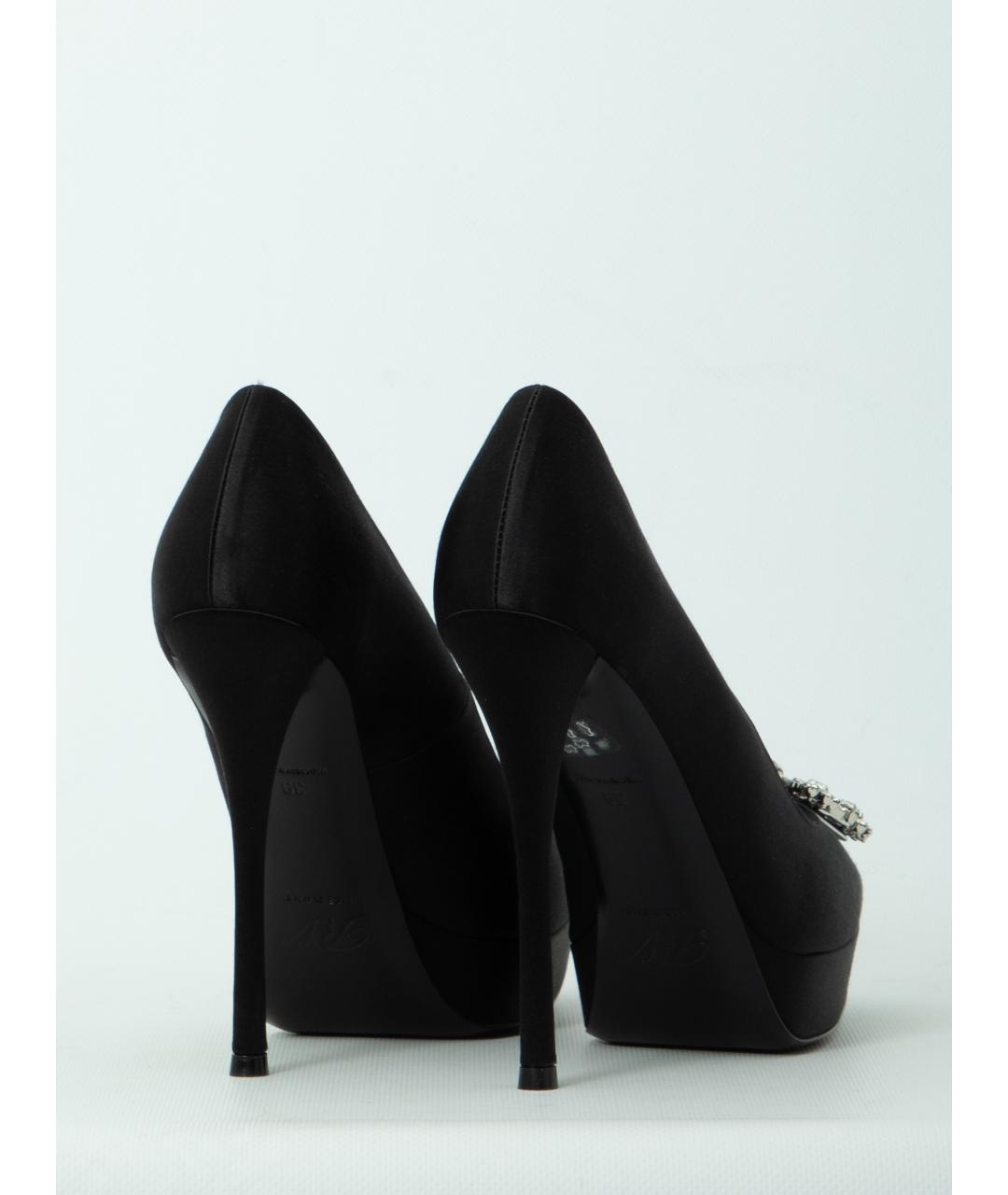 ROGER VIVIER Черные текстильные туфли, фото 3