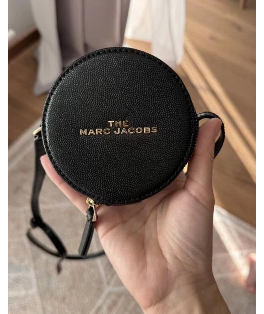 MARC BY MARC JACOBS Черная кожаная сумка через плечо, фото 5